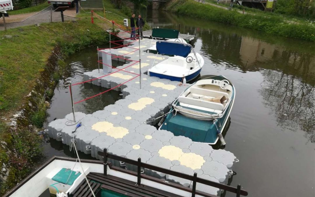Base de location pour bateaux électriques – Canal de Berry – Audes – 2019