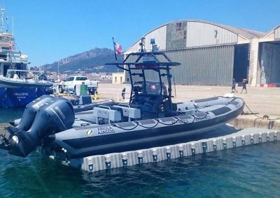 Base à bateau de 9m – Affaires Maritimes – Ajaccio, Corse – 2017