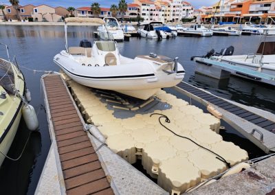 Base à bateau 7 mètres avec extension – Port Barcares – 2023