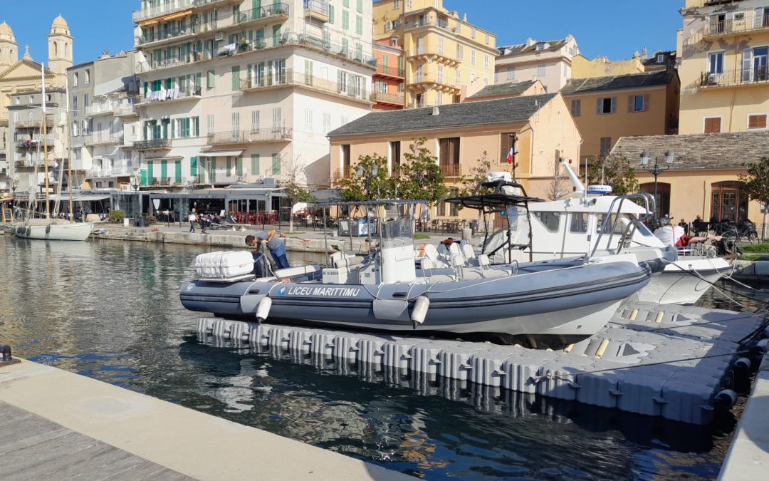 Base à bateau 9 mètres – Lycée Maritime de Bastia – 2023