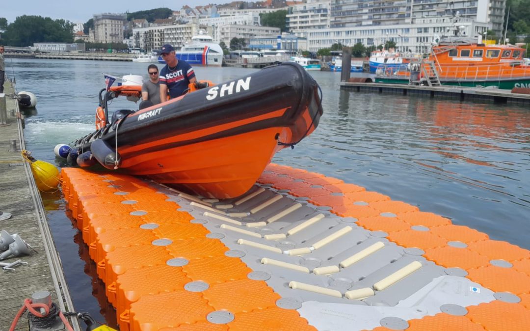 Dock flottant pour la SNSM de Boulogne Sur Mer