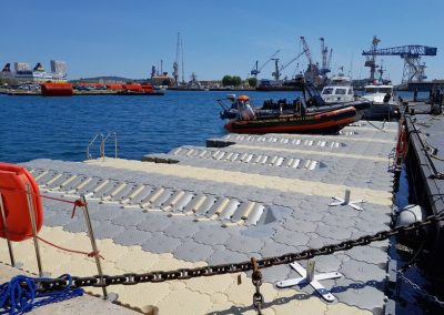 Base à bateau 6,5 m x 2,5 m – Gendarmerie Maritime – Toulon – 2019