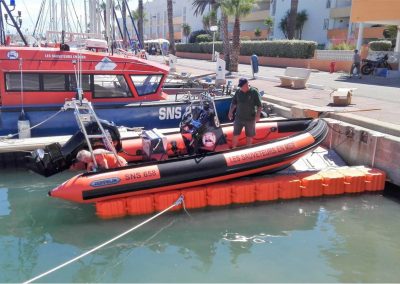 Base à bateau 6 m x 2,5 m – SNSM – Barcares – 2016