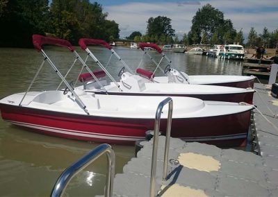 Ponton fluvial pour bateaux électriques – Béziers – 2017