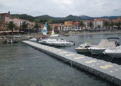 MARINEFLOOR - ponton de baignade et ponton d'amarrage - Collioure - 2019