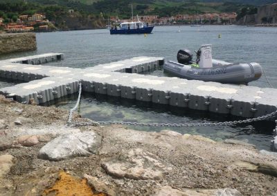 MARINEFLOOR - ponton de baignade et ponton d' amarrage - Collioure - 2019