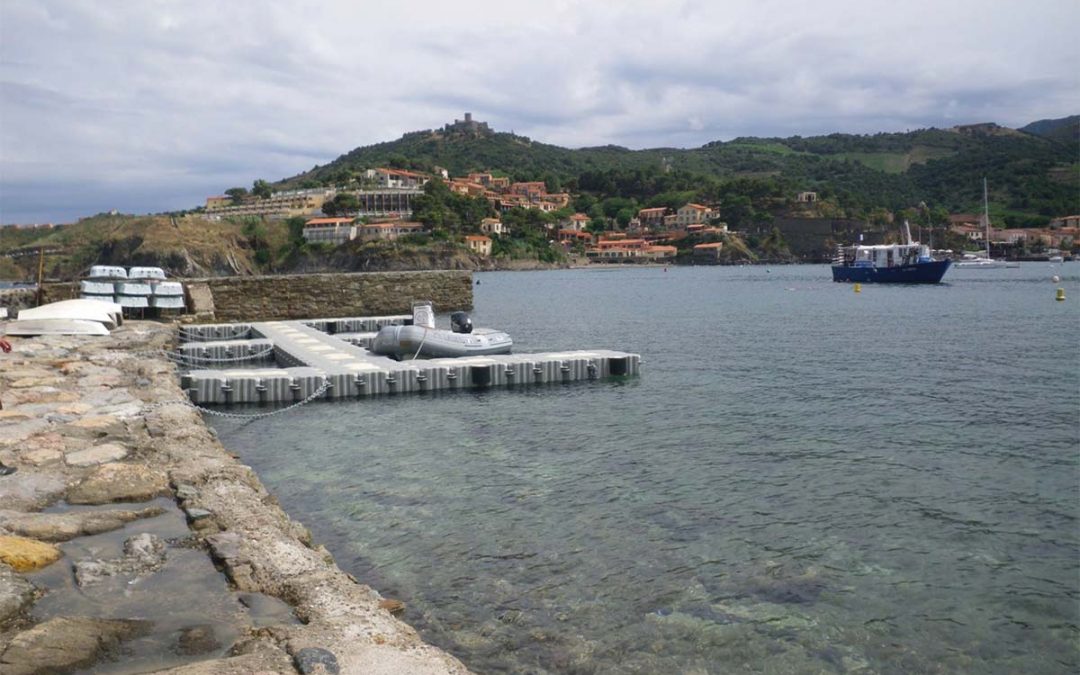 Ponton embarquement – Collioure – 2019