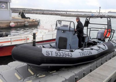 MARINEFLOOR - base à bateau - pompiers - Cap-d'Agde - 2016