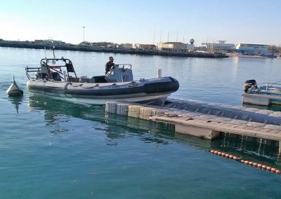 Base à bateau 7,5 m x 2,5 m – Sapeurs Pompiers – Nice – 2018