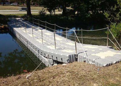 MARINEFLOOR - passerelle flottante - Châteauroux - 2015