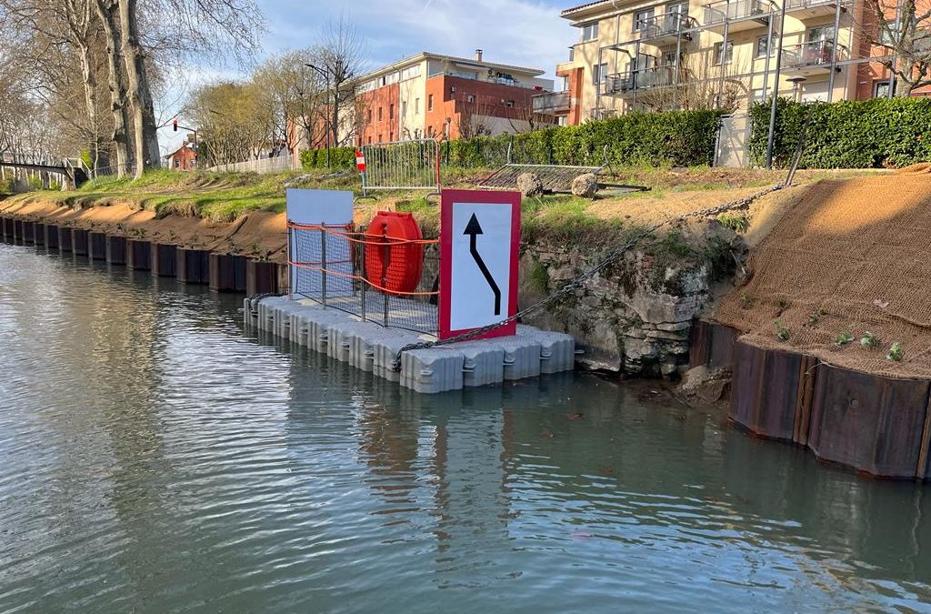 Ponton de travail – Canal du Midi – Toulouse – 2023