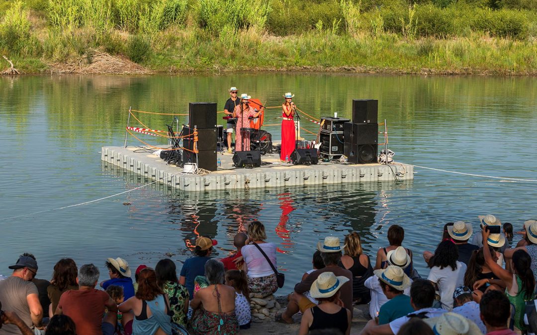 Plateforme pour concert sur l’eau, UN DIMANCHE EN DURANCE 2022