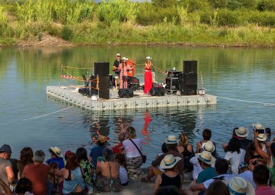 Plateforme pour concert sur l’eau, UN DIMANCHE EN DURANCE 2022