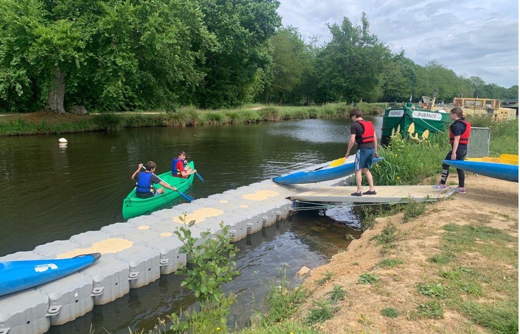 Ponton de départ pour Canoë – Kayak – Saint Dominieuc – 2022