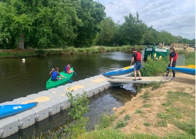 Ponton de départ pour Canoë – Kayak – Saint Dominieuc – 2022