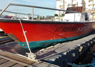 MARINEFLOOR - base à bateau - Sapeurs Pompiers - Frontignan