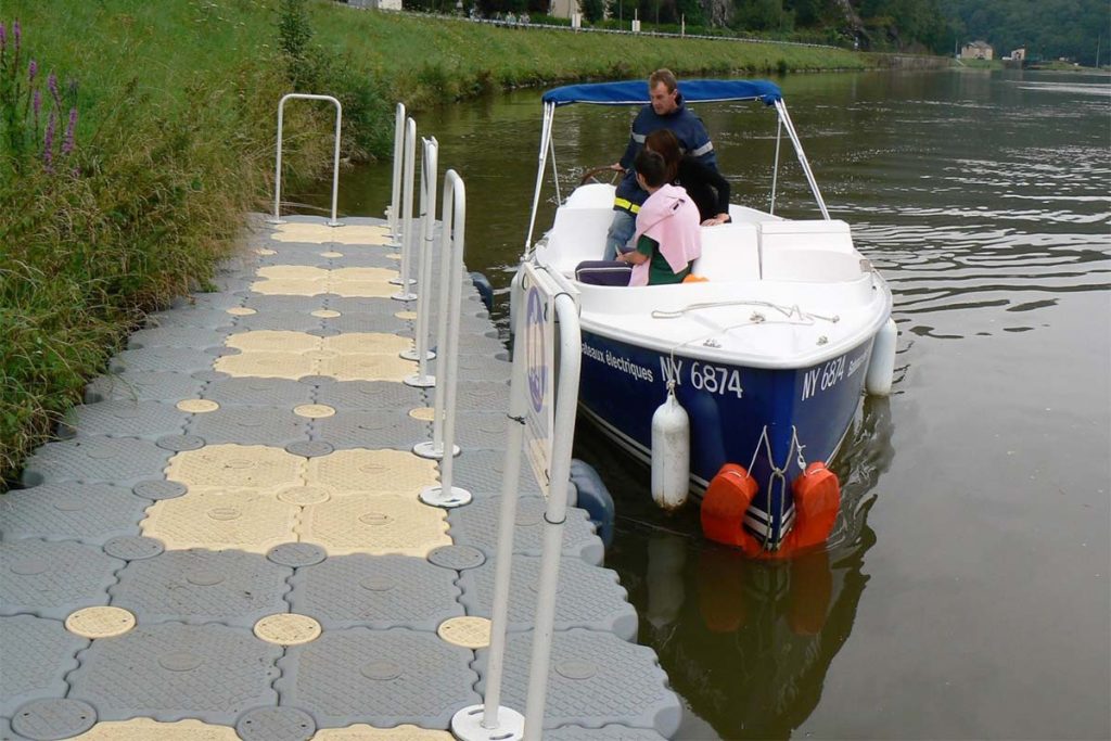 MARINEFLOOR - ponton pour bateau électrique  - Fumay  - 2007