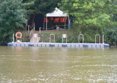 Ponton fluvial pour bateaux électriques – Fumay – 2007