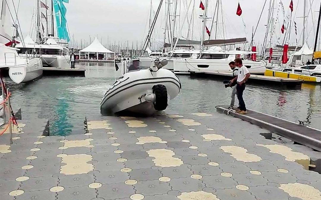 Cale de mise à l’eau modulaire et flottante – Grand Pavois – La Rochelle – 2016