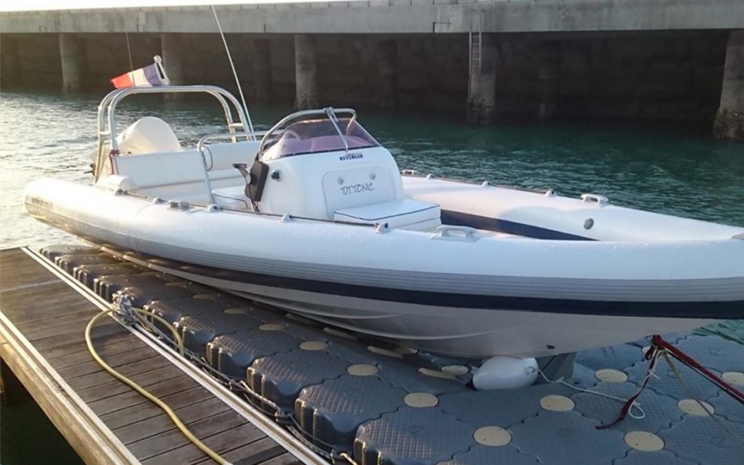 Base à bateau de 7,5 m x 2,5 m – Port de Minimes – La Rochelle – 2018