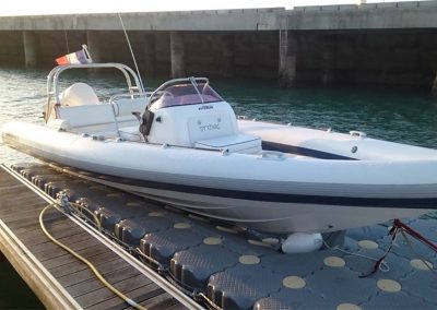 Base à bateau de  7,5 m x 2,5 m – Port de Minimes – La Rochelle – 2018