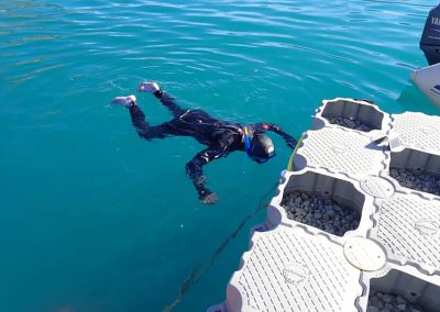 MARINEFLOOR - Ile Flottante - Lac de Serre ponçon- 2018