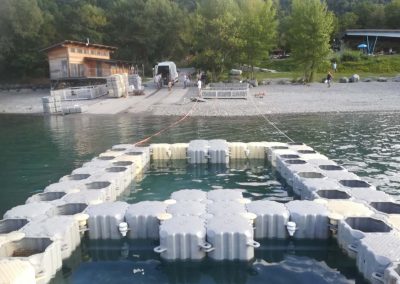 Ile flottante végétalisée – Lac de Serre-Ponçon – 2018