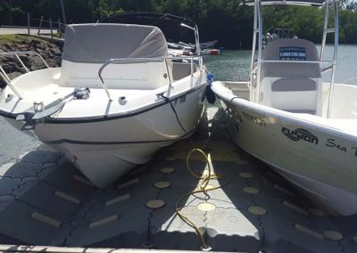 Bases à bateaux dans le port du Marin en Martinique – 2016