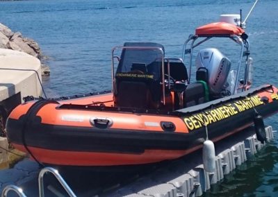 Base à bateau 6,5 m x 2,5 m – Gendarmerie Maritime – Marseille – 2017