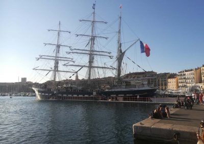 Ponton d’embarquement voilier Belem – Marseille – 2018