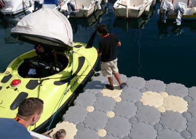 MARINEFLOOR - ponton d'embarquement - Monaco - boat show - 2013