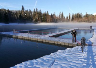 MARINEFLOOR - Nage dans l'eau glacée - Samoens - 2020