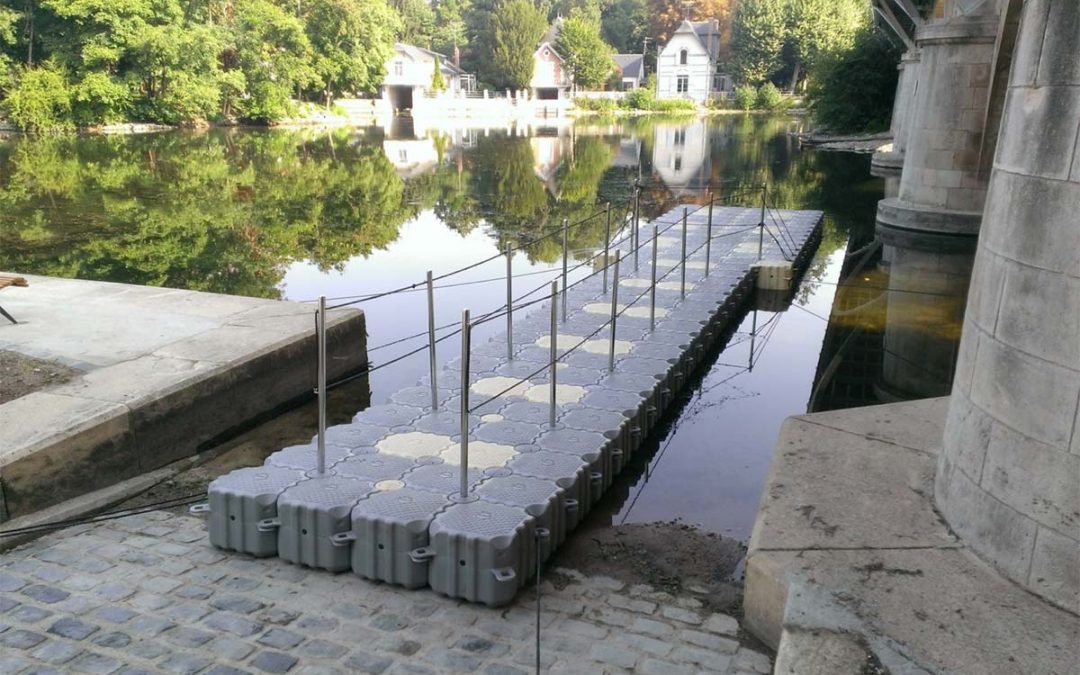 Ponton d’embarquement fluvial – Olivet – 2013