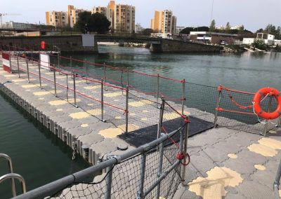 Passerelle Ouvrante pour chantier BTP- Canal du Rhône à Sète – Carnon – 2022