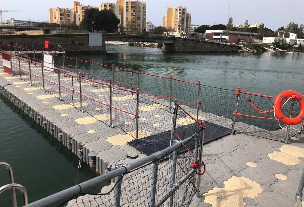 Passerelle Ouvrante pour chantier BTP- Canal du Rhône à Sète – Carnon – 2022