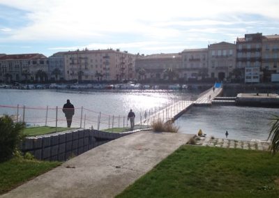 Passerelle piétonne ouvrante – Pont de la Gare – Sète – 2016