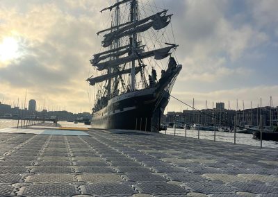 Ponton de débarquement pour le Belem – Vieux port de Marseille – 2023