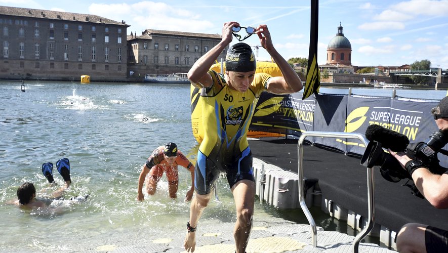 Dispositif sur mesure pour le Super League Triathlon à Toulouse