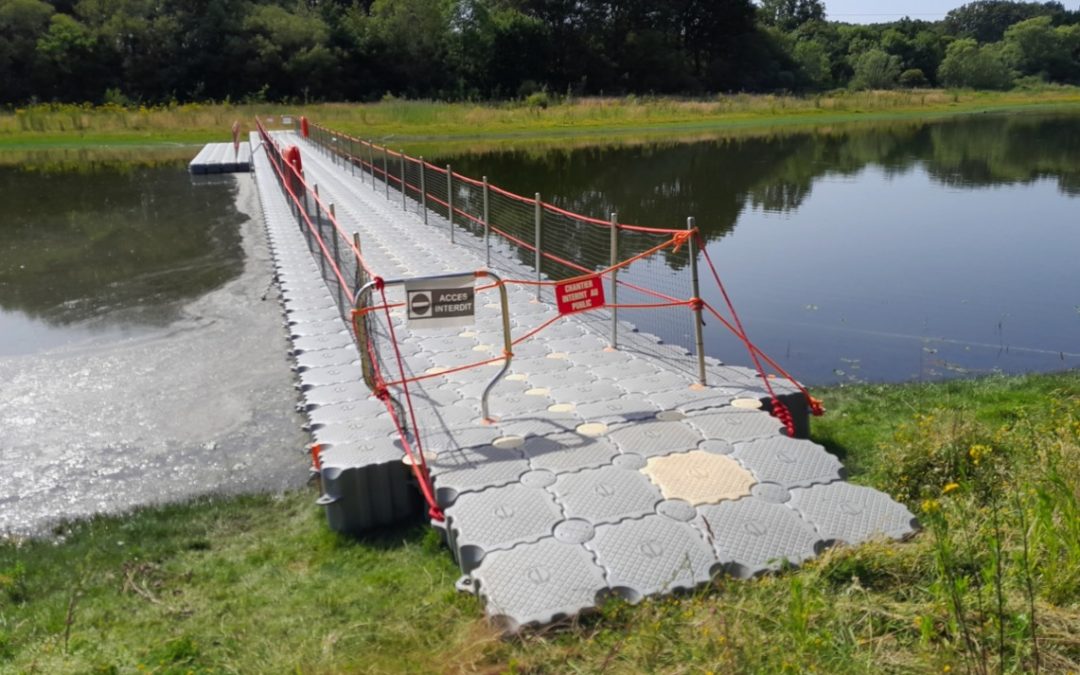 Passerelle flottante – Lac du Vioreau – Joué-sur-Erdre – 2022