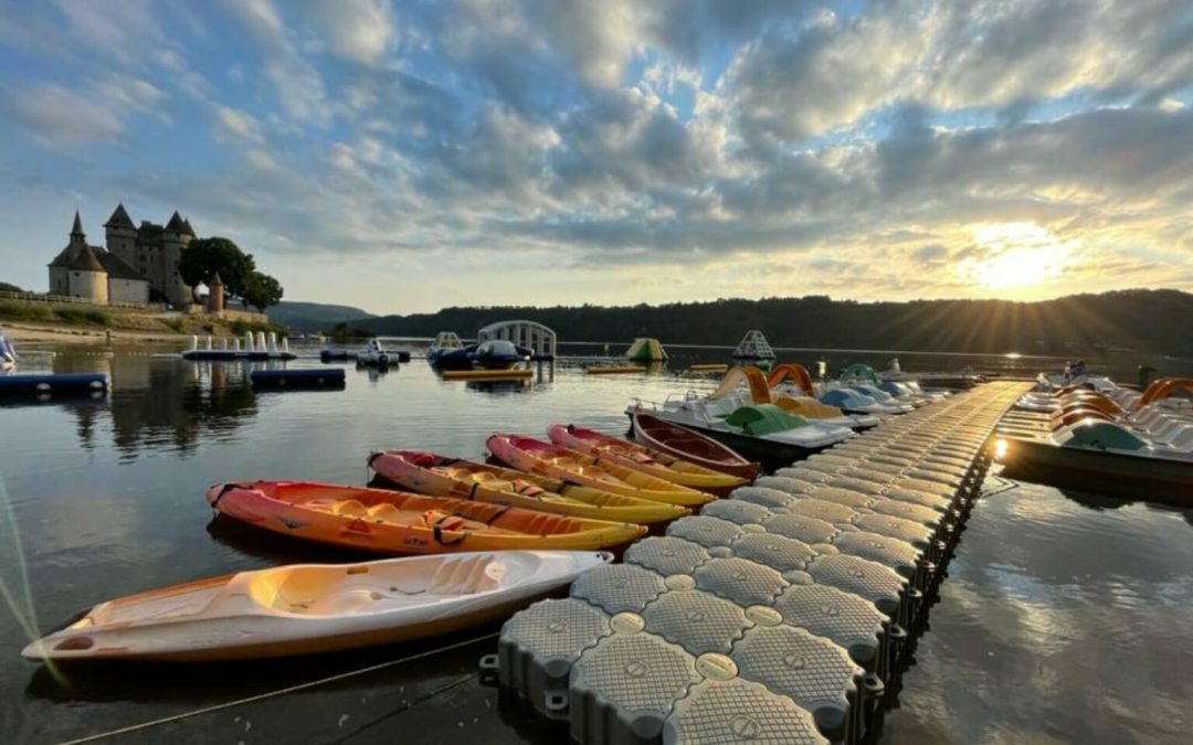 Ponton pour base de loisirs nautiques – Aqualoisirs – Auvergne