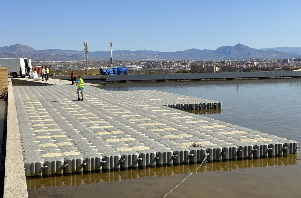 Plateforme de tournage cinéma – scène d’un départ de triathlon – Alicante