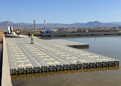 Plateforme de tournage cinéma – scène d’un départ de triathlon – Alicante