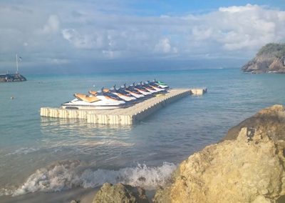 MARINEFLOOR - Ponton à jets - Base - Atmosphère - La-Créole-Beach - Guadeloupe - 2017