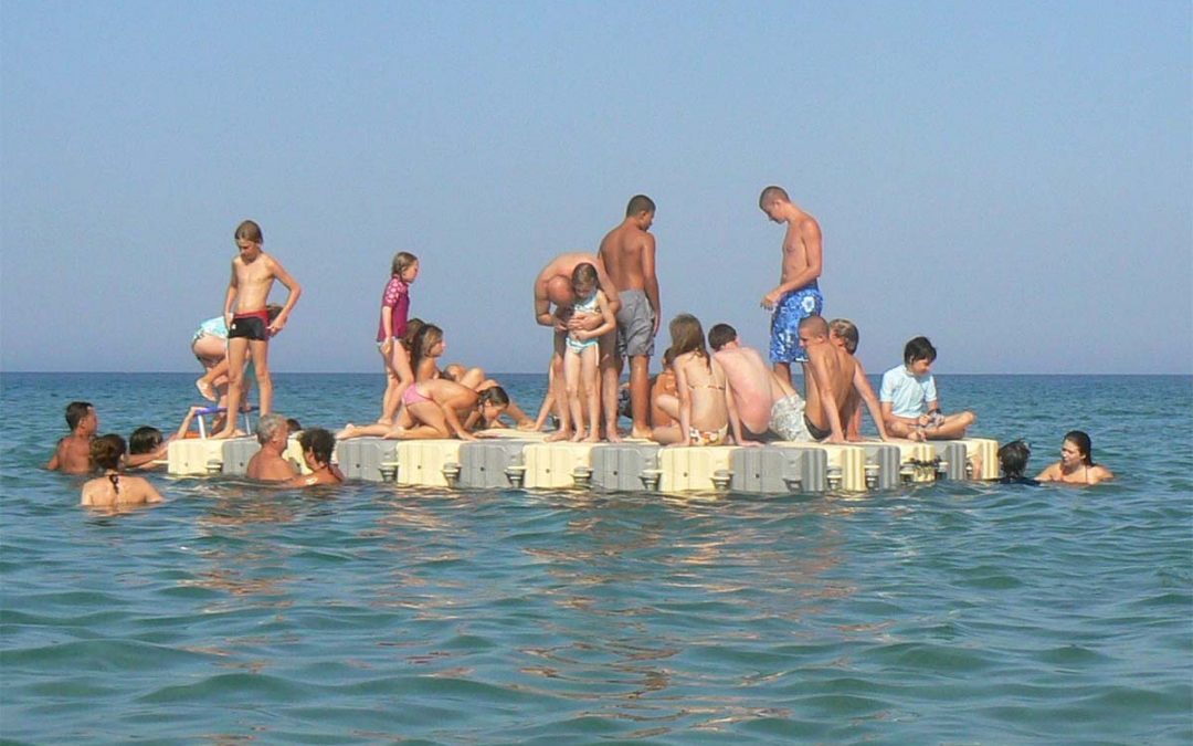 Ponton de baignade – La Franqui – 2008