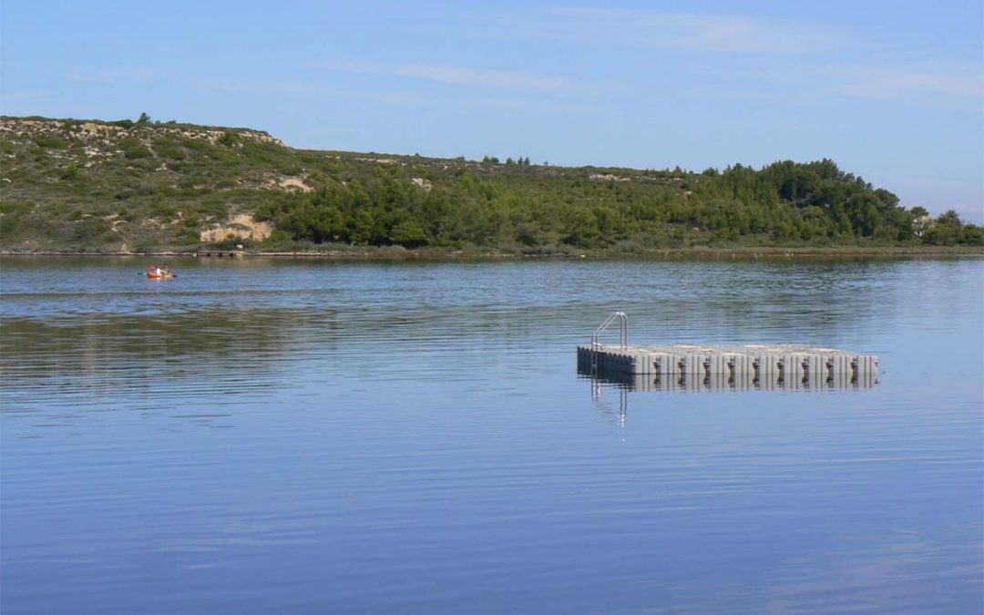 Ponton de baignade – Port Mahon, Sigean -2012