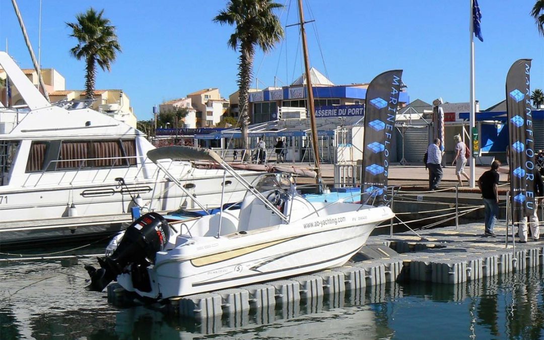 Base à bateau 6 m x 2,5 m – Port Leucate – 2012