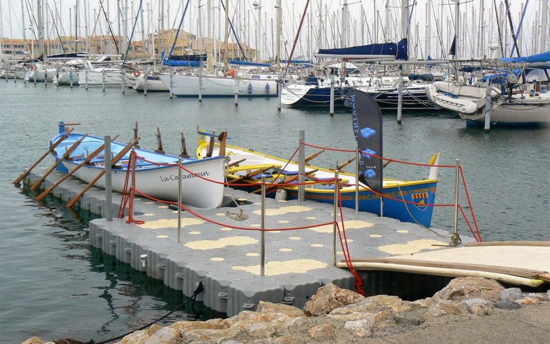 Base pour bateau traditionnel catalan à la rame de 6 m – Port Leucate – 2013