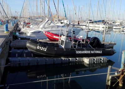 MARINEFLOOR - base à bateau - Gendarmerie - Maritime - Port Leucate - 2017