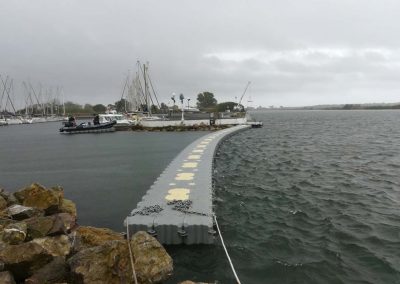 MARINEFLOOR - ponton anti-embacle - Port de Sérignan - 2018