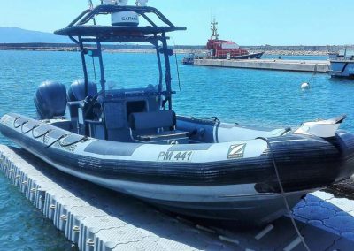 Base à bateau 9m pour les Affaires Maritimes de Saint-Florent, Corse – 2017